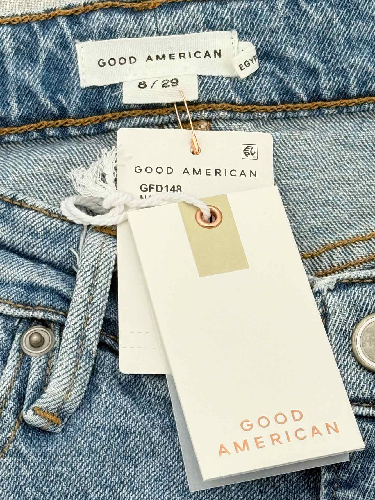 GOOD AMERICAN Blue Size US 8 Long Skirt