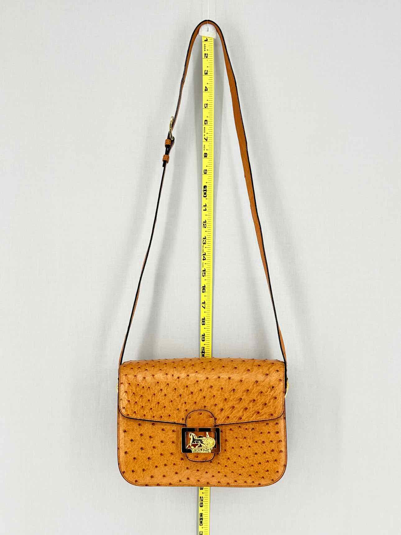CELINE Vintage Caramel Shoulder Bag