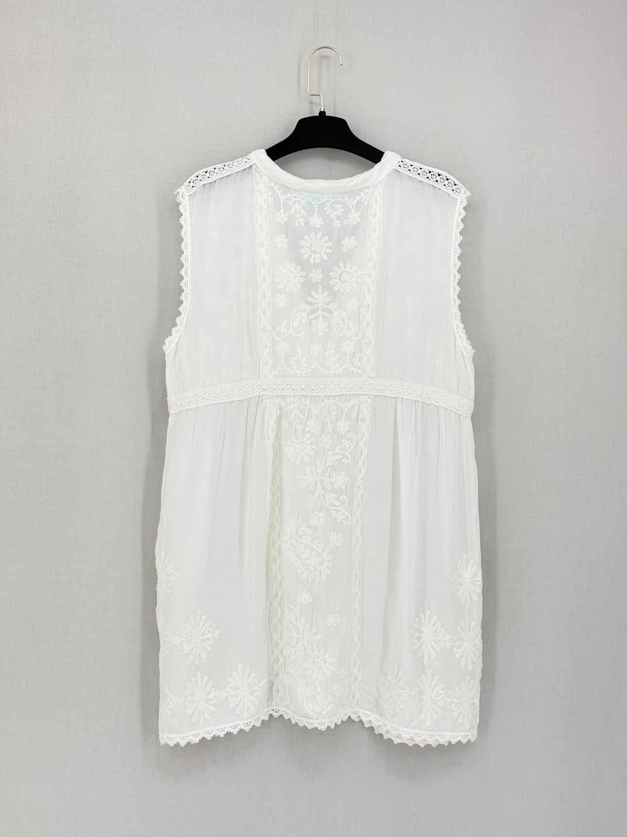 MELISSA ODABASH White Size Medium Short Dress