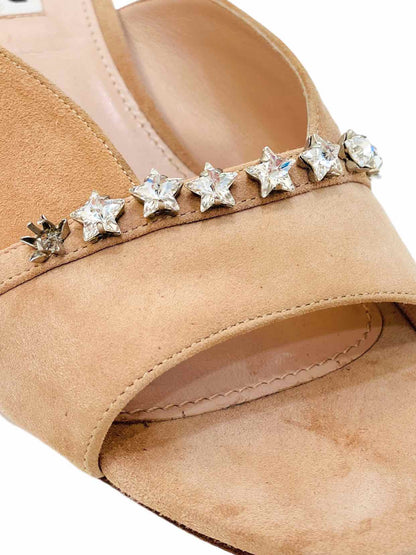 MIU MIU Beige Mules 41