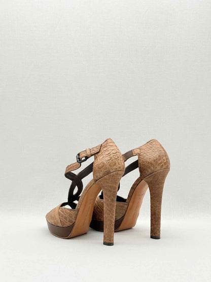 BOTTEGA VENETA Brown Size EU 40 Heeled Sandals