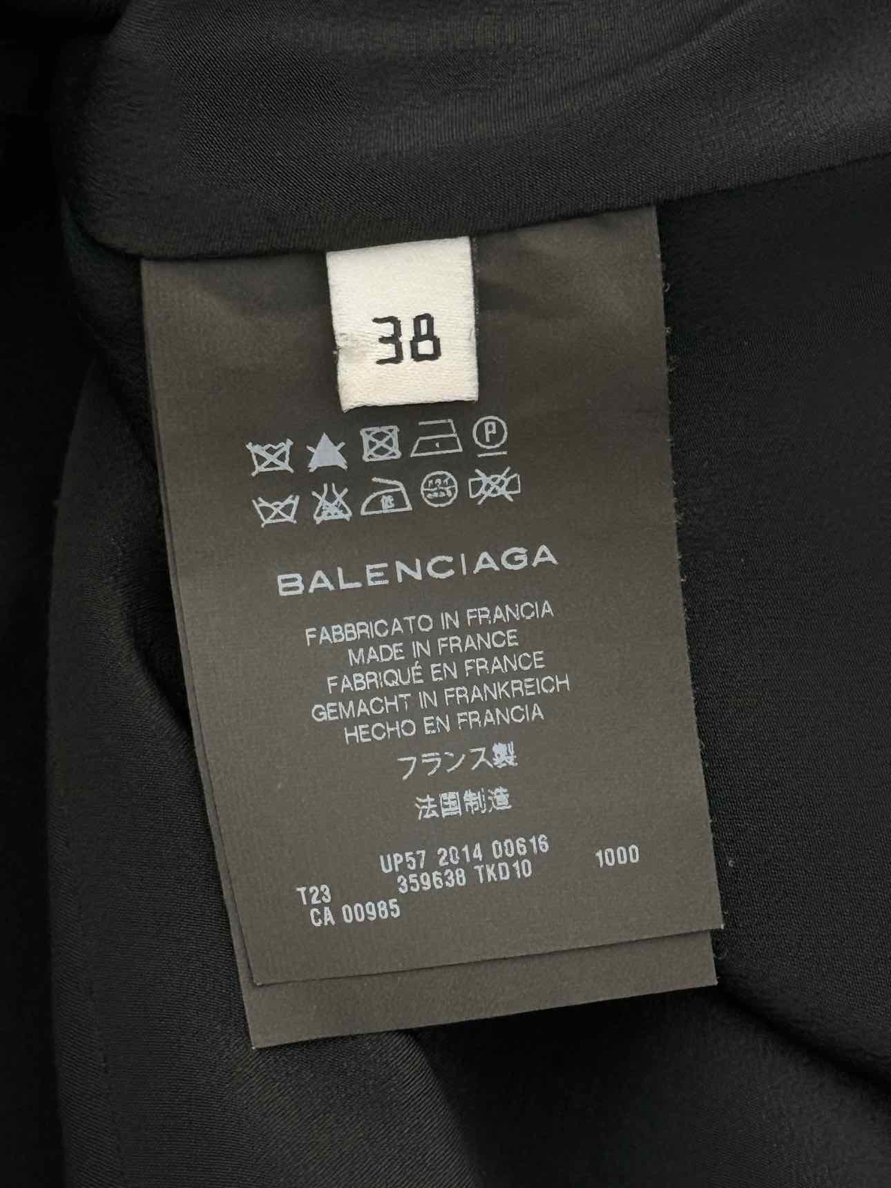 BALENCIAGA Black Size US 2 Blouse