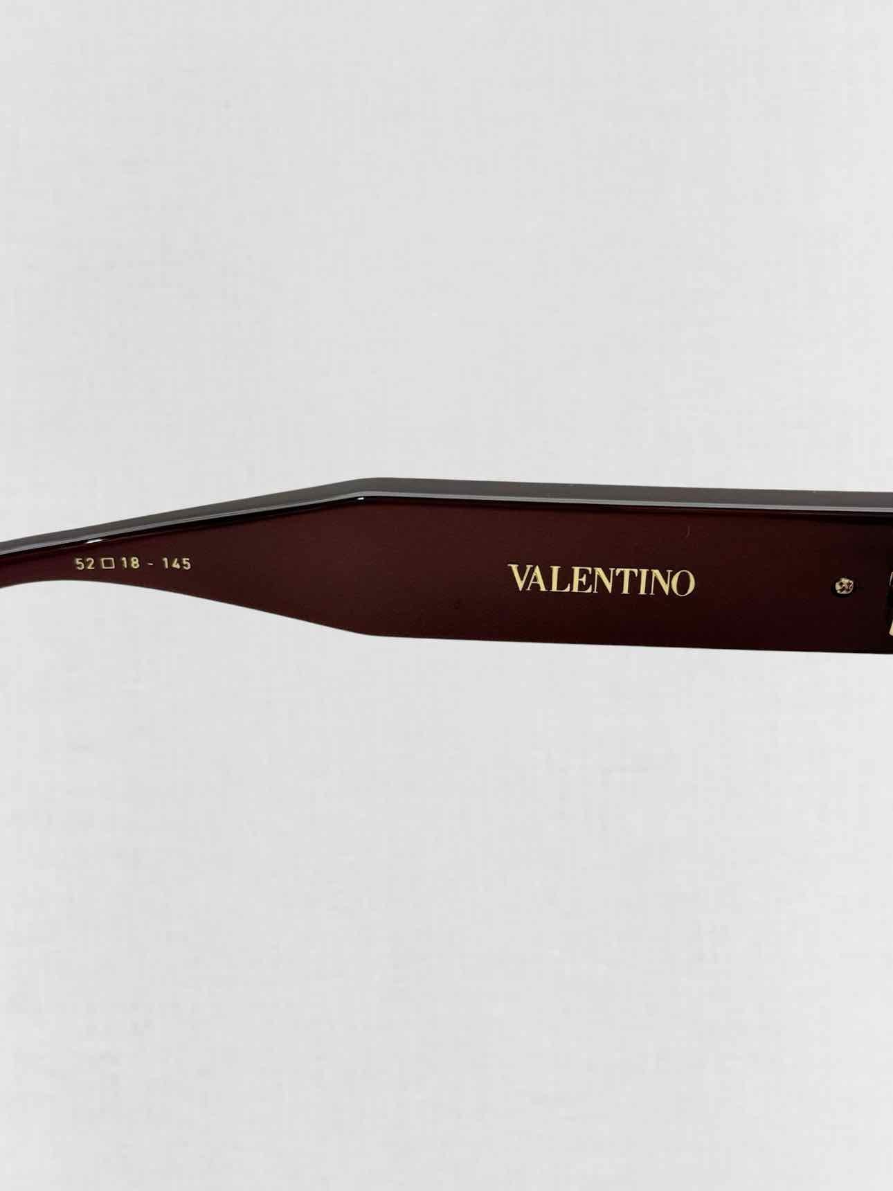 VALENTINO Special Edition Burgundy Sunglasses