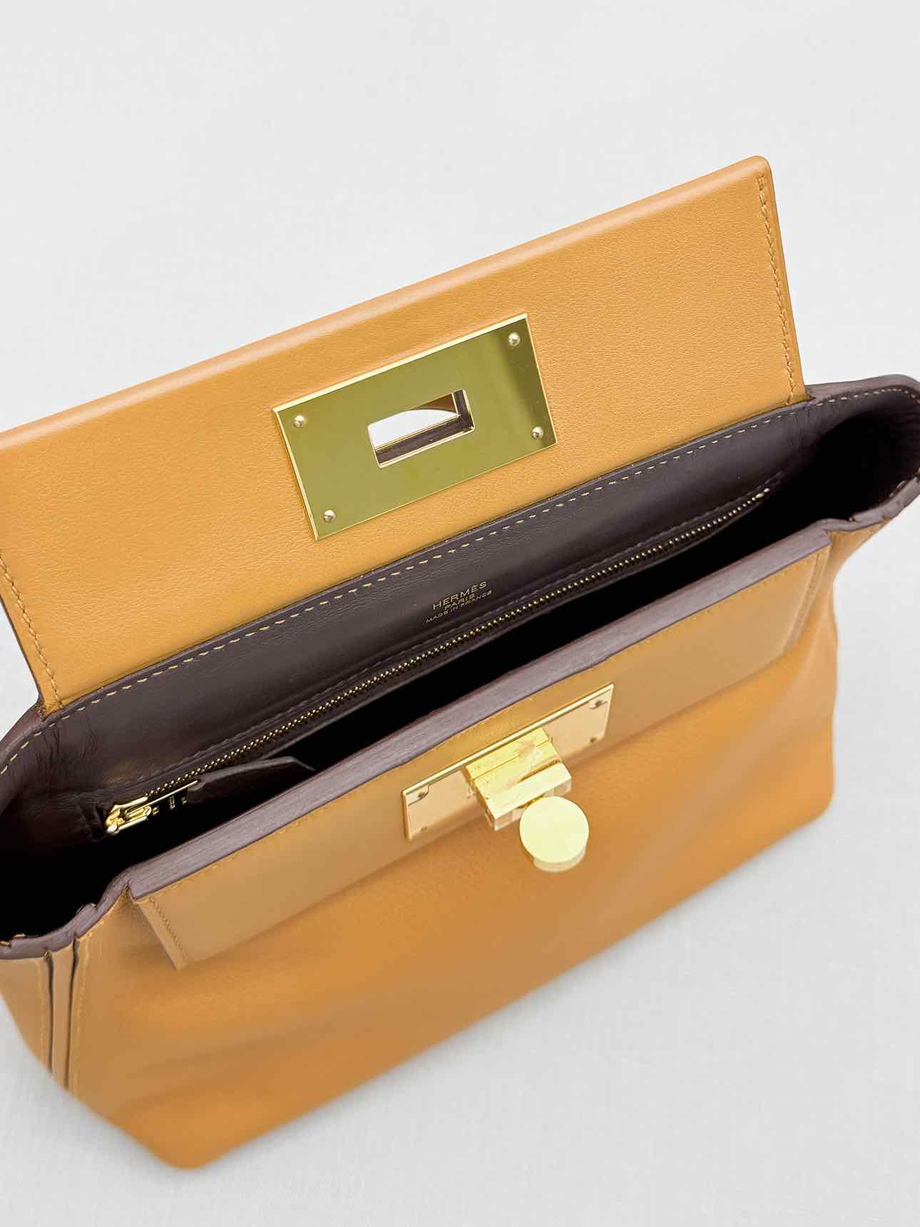 HERMES 24/24 Gold Top Handle