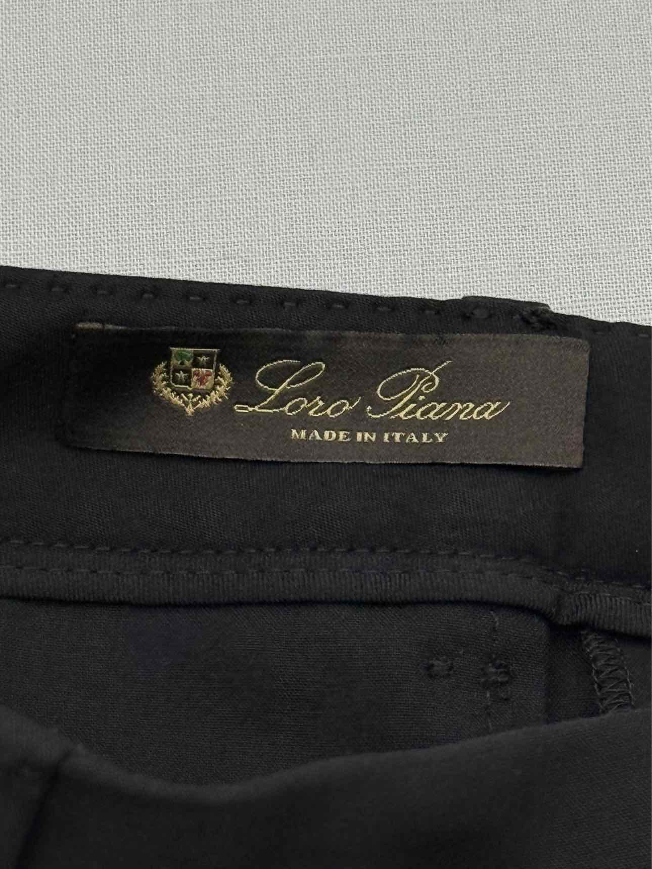 LORO PIANA Black Size US 4 Pants