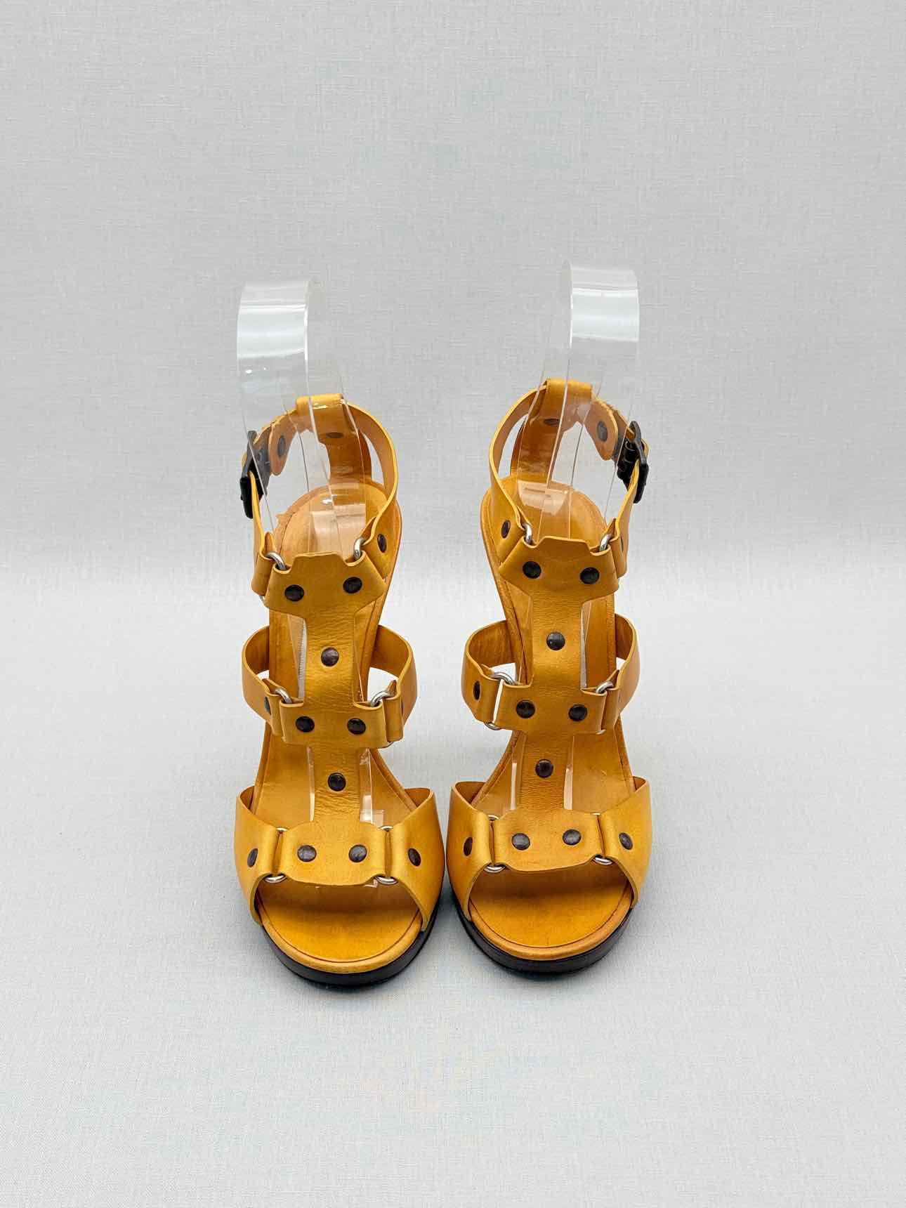 JIMMY CHOO Mustard Size EU 37 Heeled Sandals