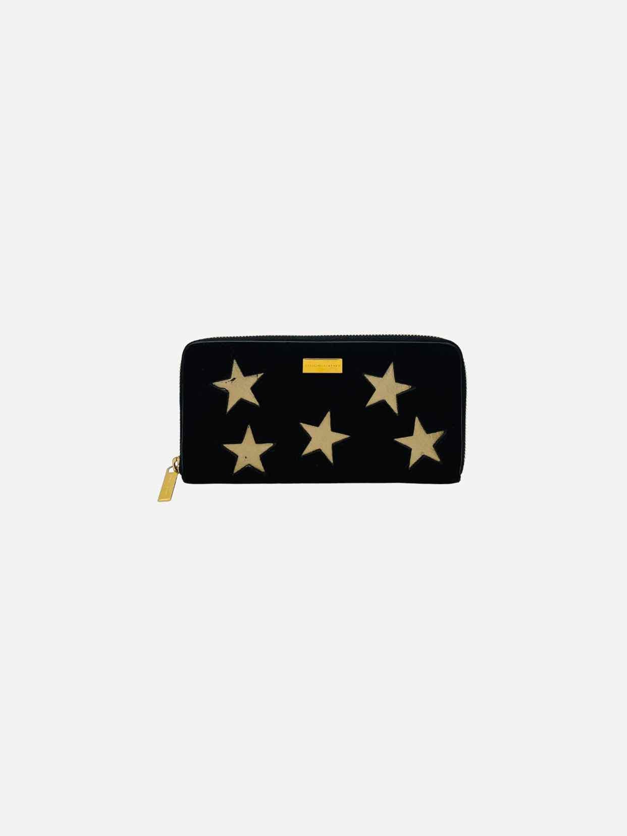 STELLA MCCARTNEY Black Continental Wallet
