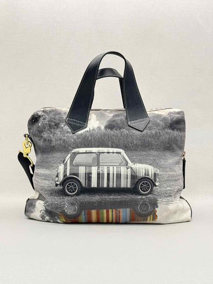 PAUL SMITH Carry on Grey Multicolor Top Handle