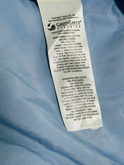 SELF-PORTRAIT Lace Sky Blue Size US 6 Long Dress