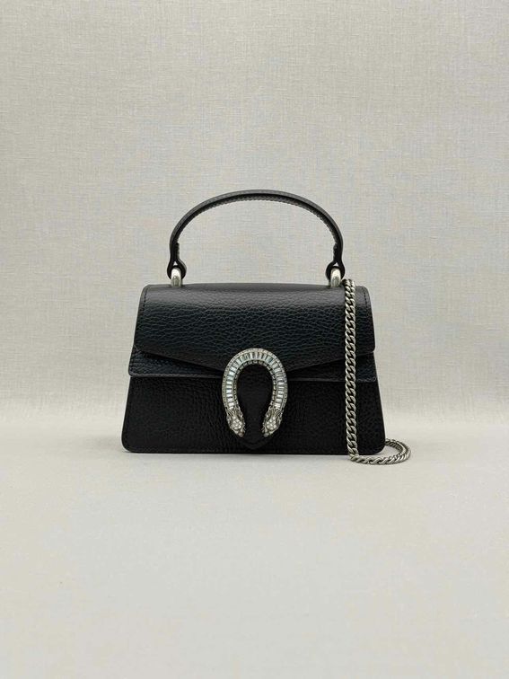 GUCCI Dionysus Black Top Handle
