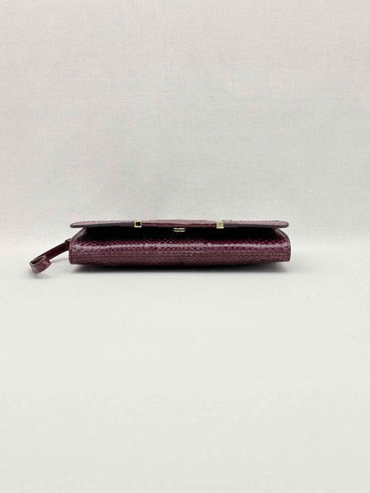 JIMMY CHOO Alara Burgundy Clutch