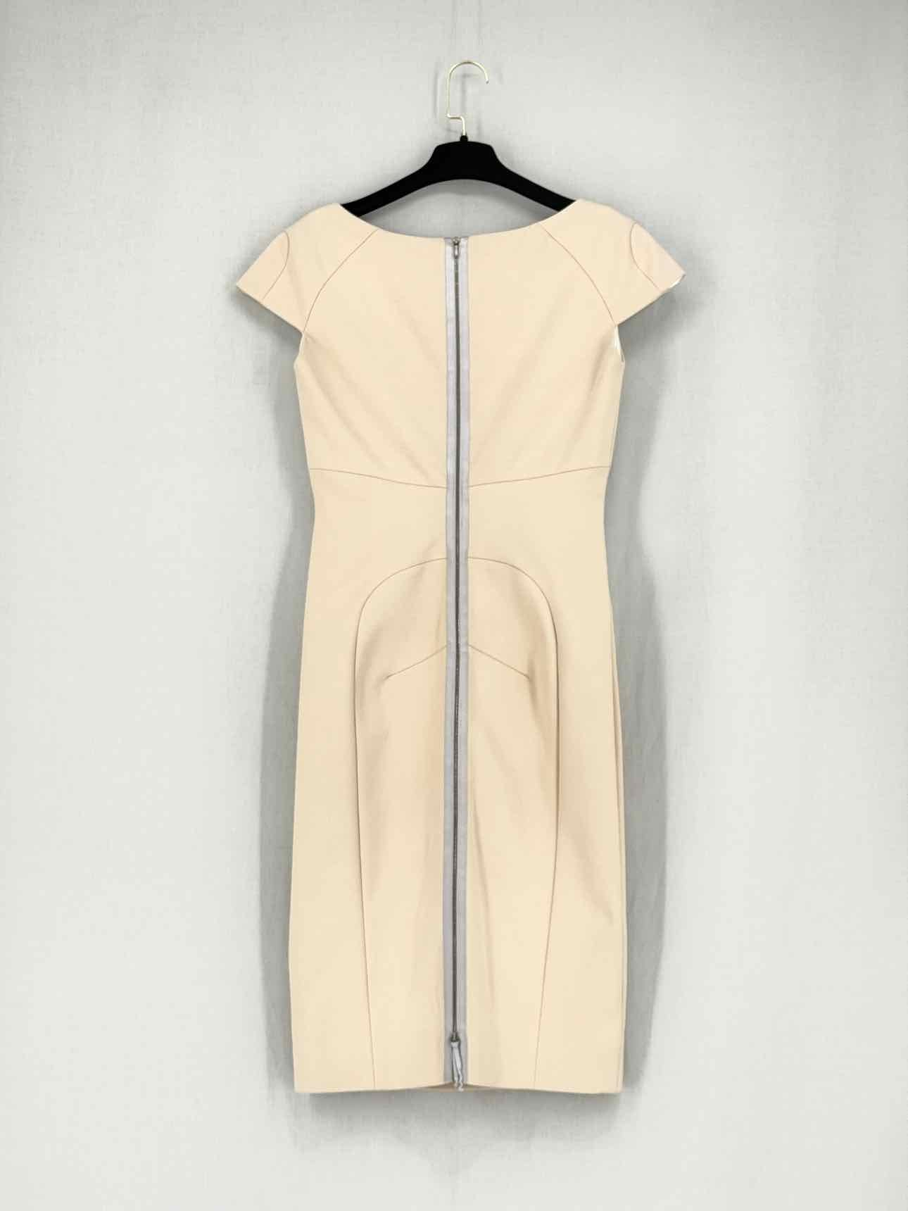 VICTORIA BECKHAM Cream Size US 10 Knee Length Dress