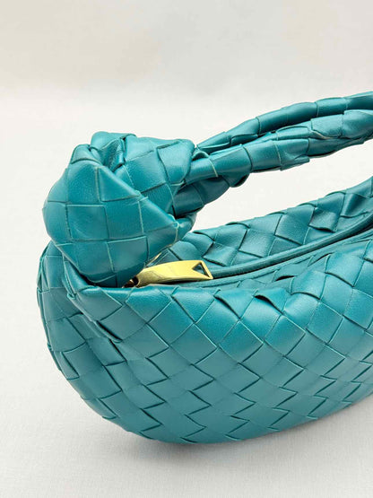 BOTTEGA VENETA Jodie Green Woven Hobo bag