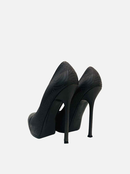 YVES SAINT LAURENT Tribute Black Pumps 40