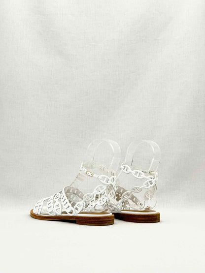 HERMES Kalliste White Size EU 35 Sandals