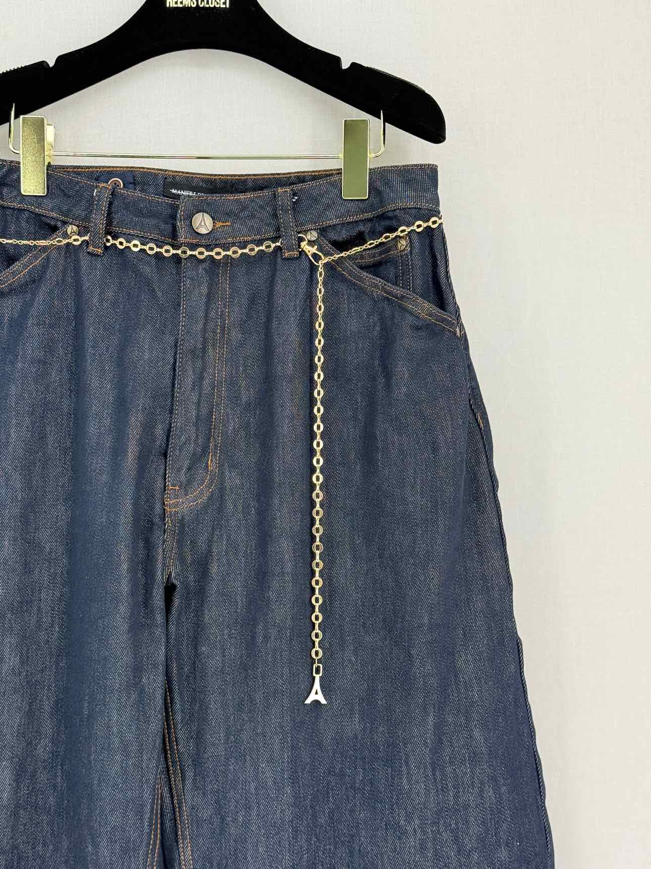 MANIERE DE VOIR Enora Hourglass Blue Size US 8 Jeans