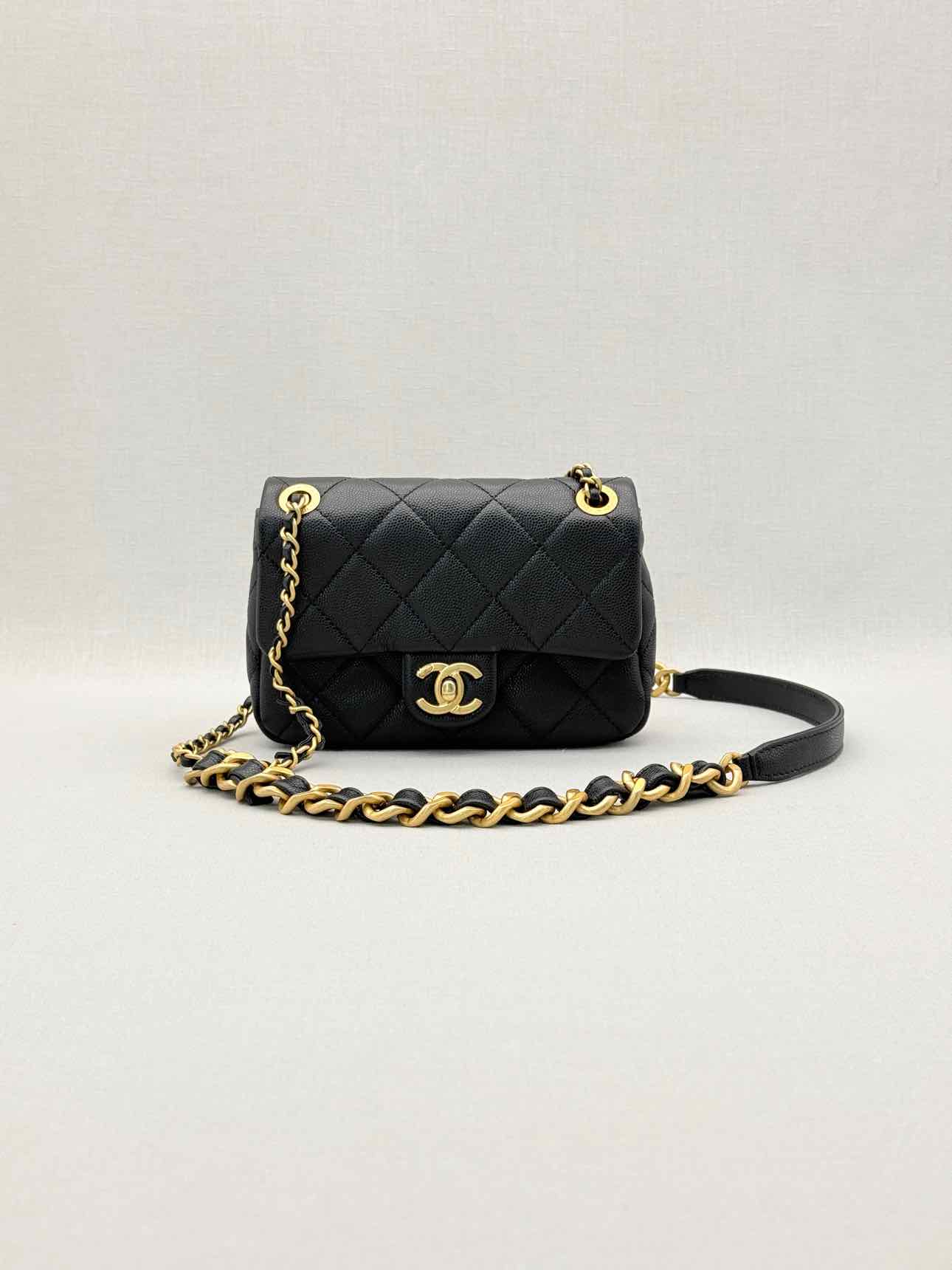 CHANEL Classic Black Quilted Shoulder Bag