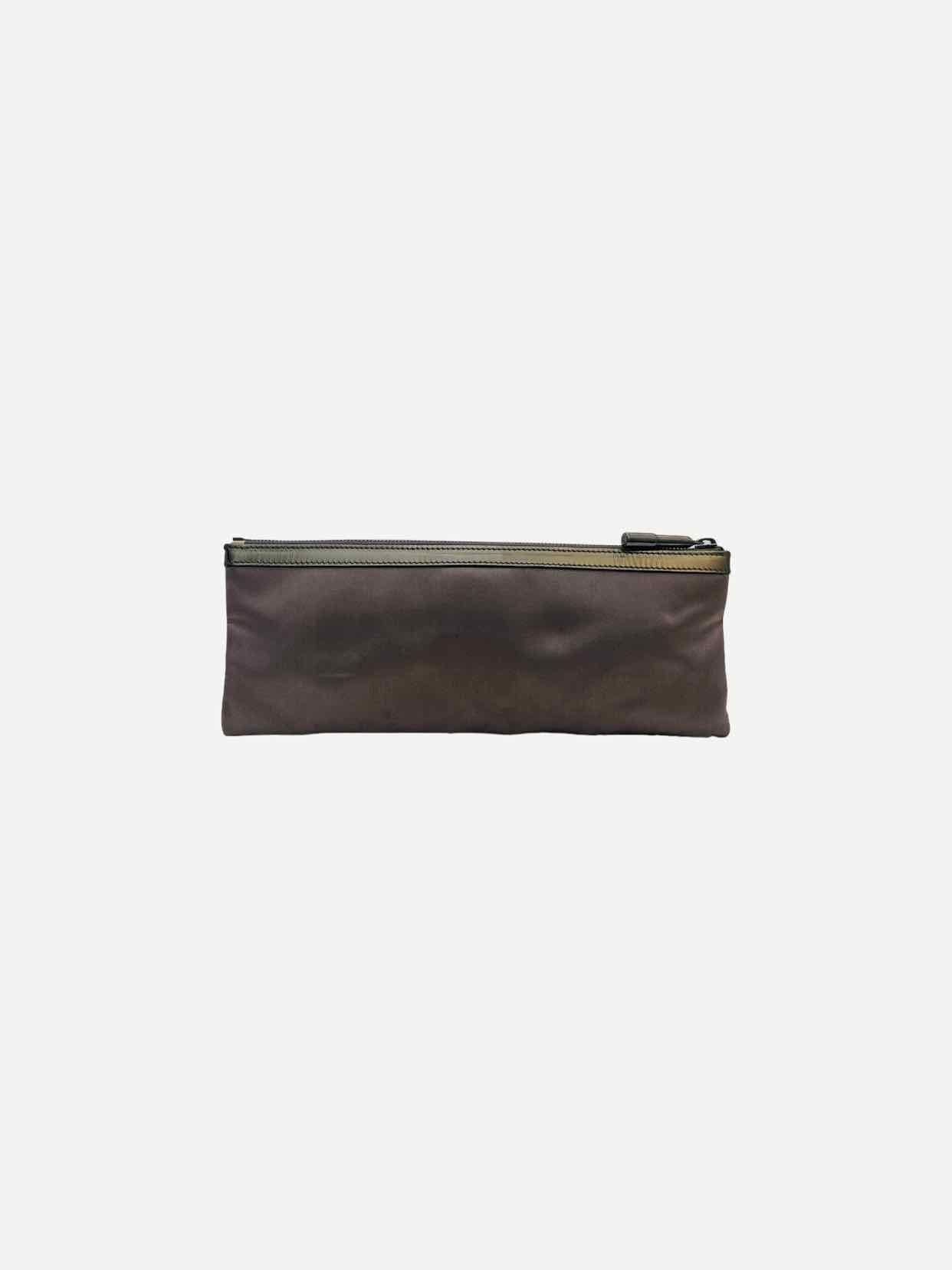 BURBERRY Envelope Brown Clutch