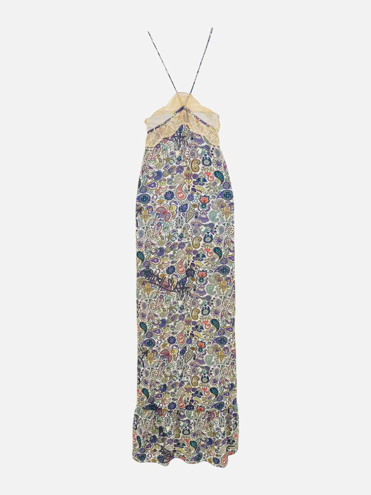 ZADIG&VOLTAIRE Slip Dress White Multicolor Slip Dress