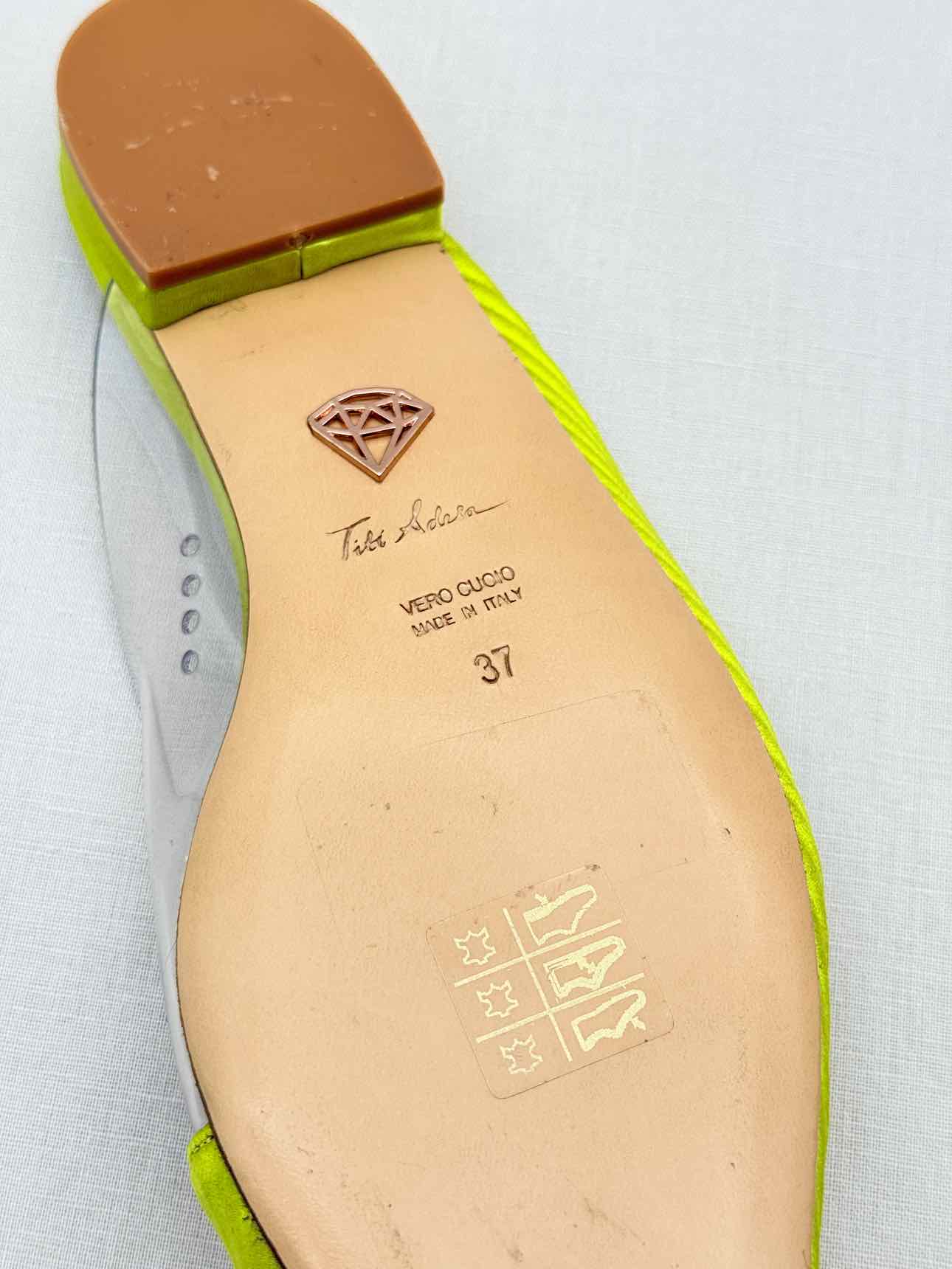 TITI ADESA Didi Neon Green Size EU 37 Flats