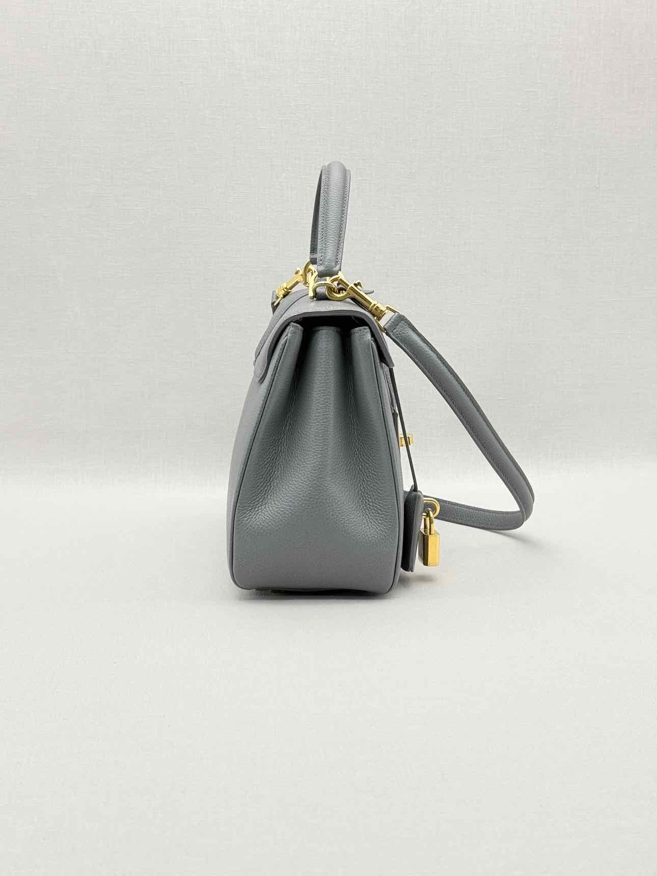 CELINE 16 Grey Top Handle