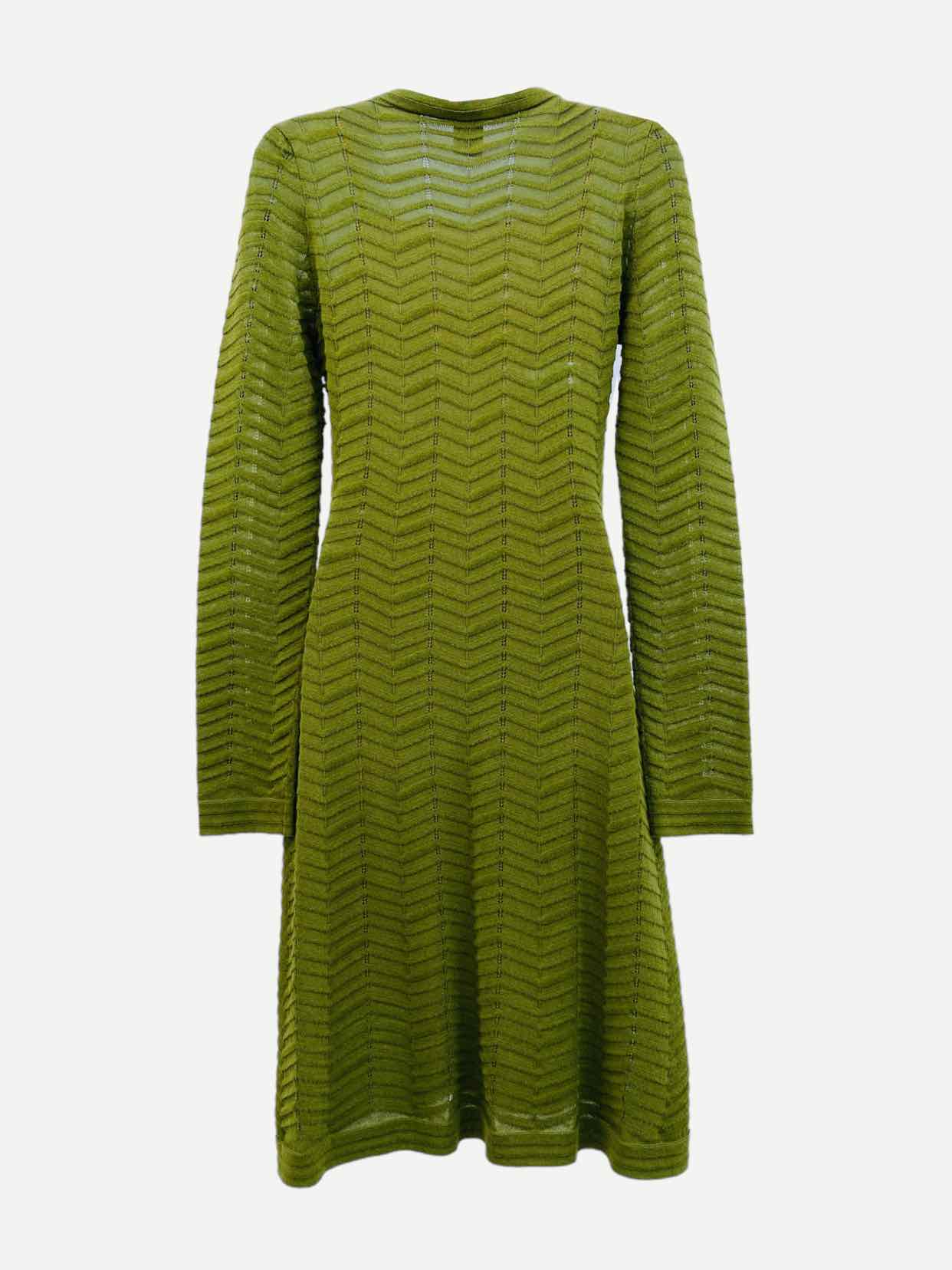 M MISSONI Green Size US 4 Knee Length Dress - Reems Closet M MISSONI Green Size US 4 Knee Length Dress - Reems Closet