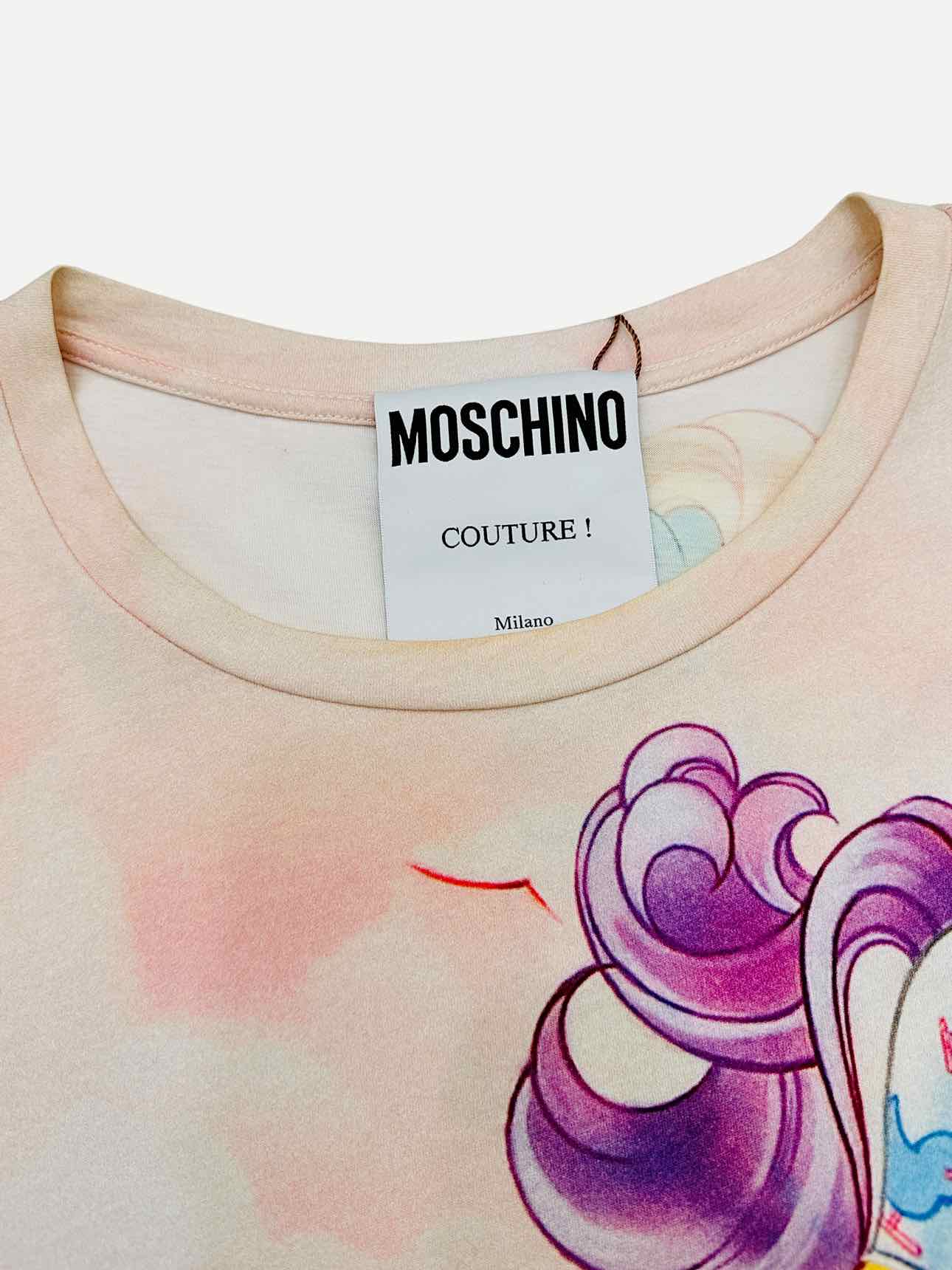 Moschino t shirt dress replica online