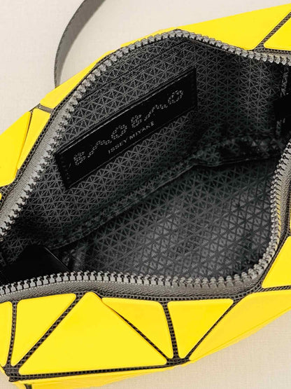 BAO BAO Carton Yellow & Black Geometric Crossbody