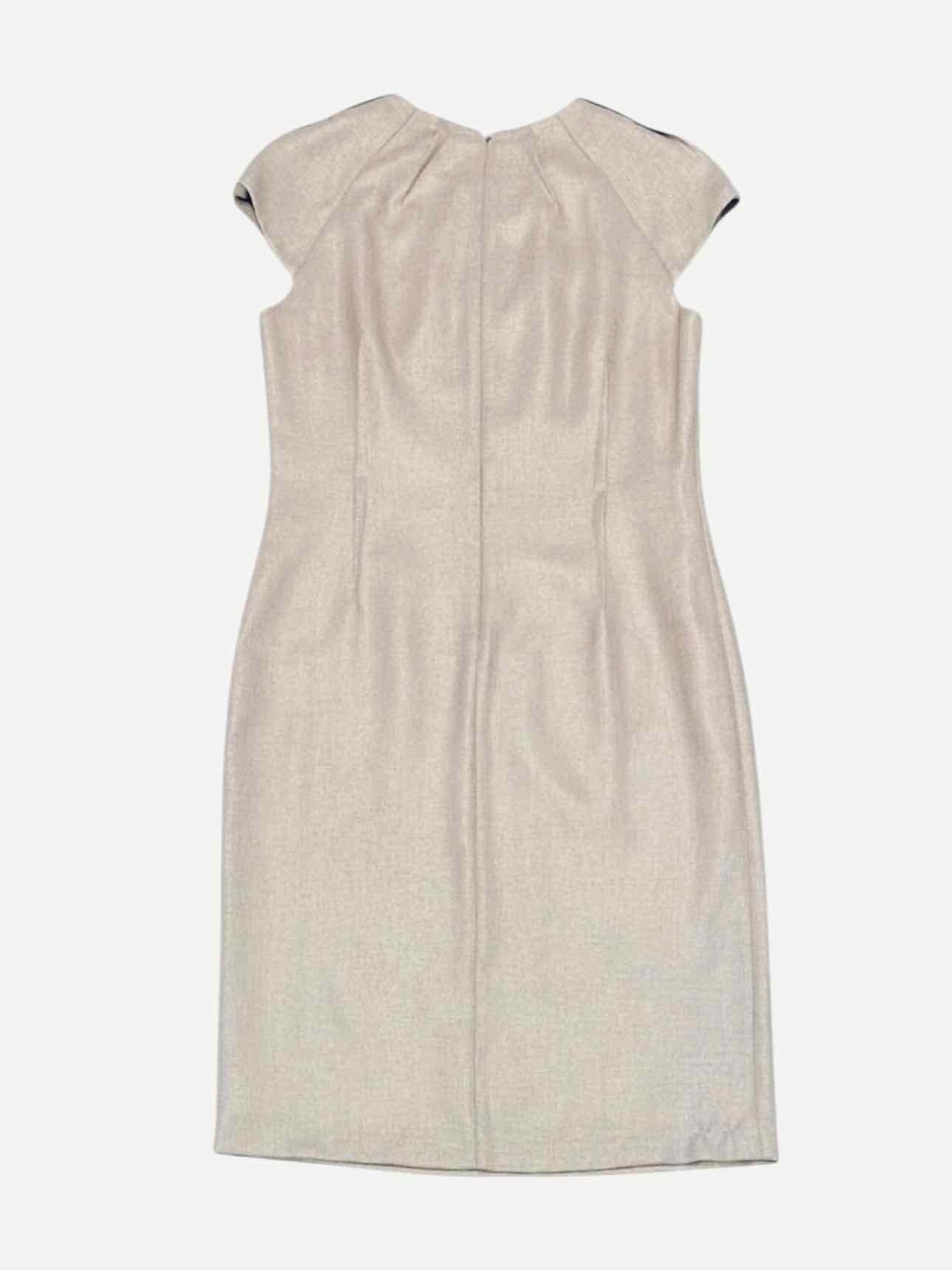 CARA LOTTI Beige Size US 4 Dress & Jacket Outfit