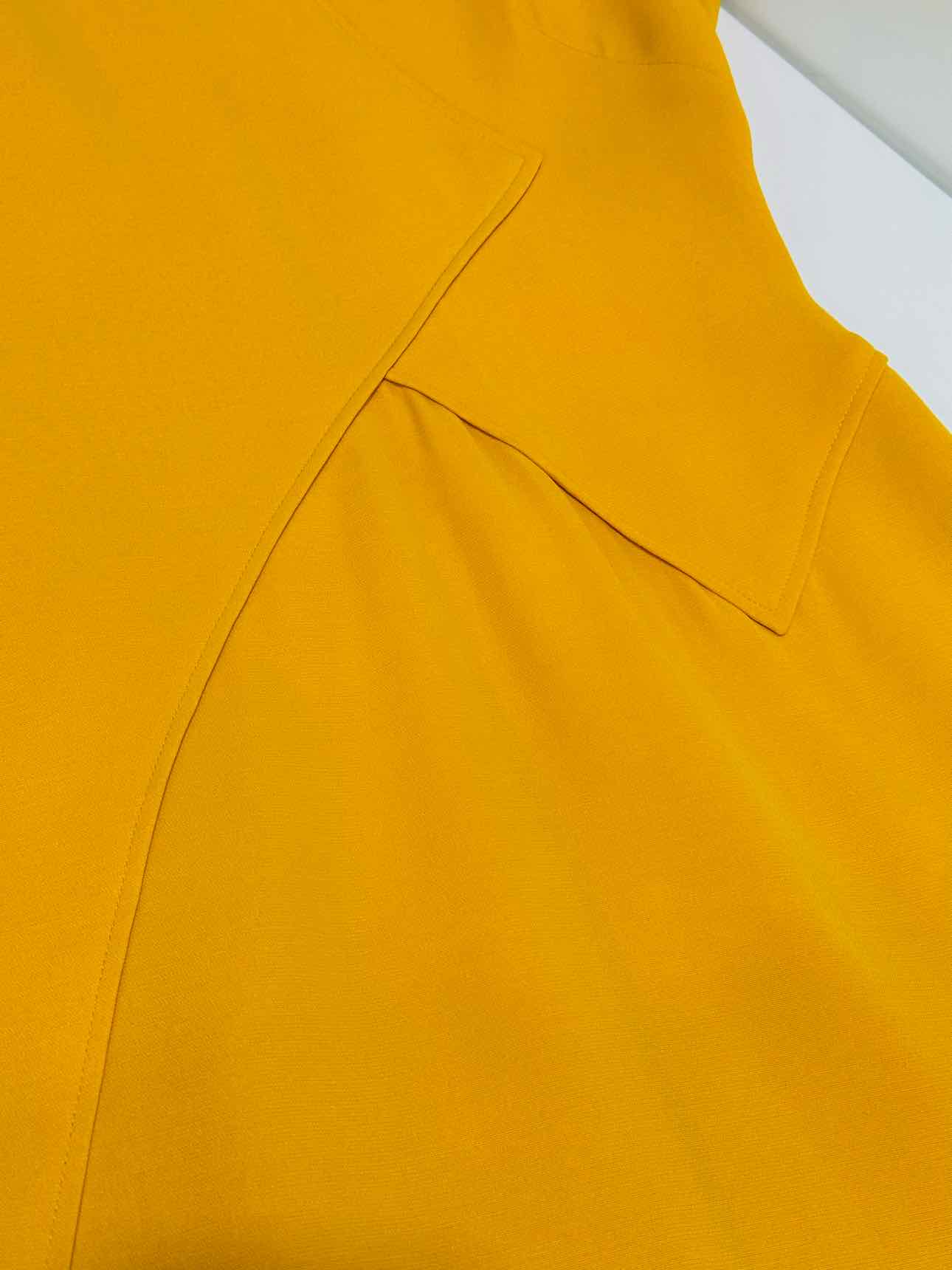 VICTORIA BECKHAM Yellow Size US 8 Knee Length Dress