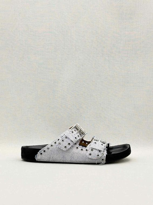 ISABEL MARANT Lennyo Light Blue Size EU 37 Slides