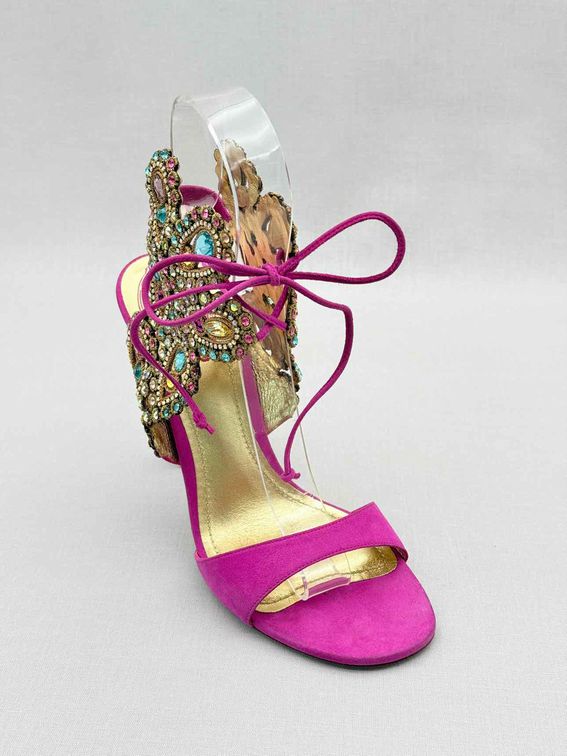RENE CAOVILLA Pink Size EU 40 Heeled Sandals