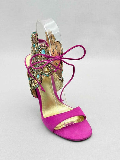 RENE CAOVILLA Pink Size EU 40 Heeled Sandals