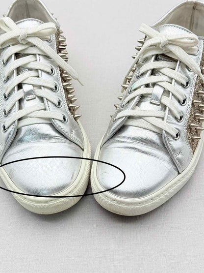 PHILIPP PLEIN Gold & Silver Size EU 36 Sneakers