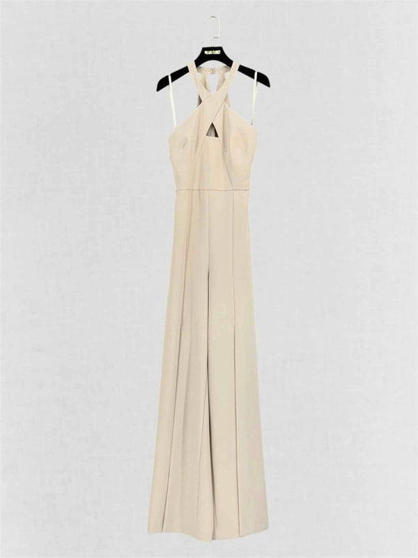 BCBG MAXAZRIA Beige Size XSmall Jumpsuit
