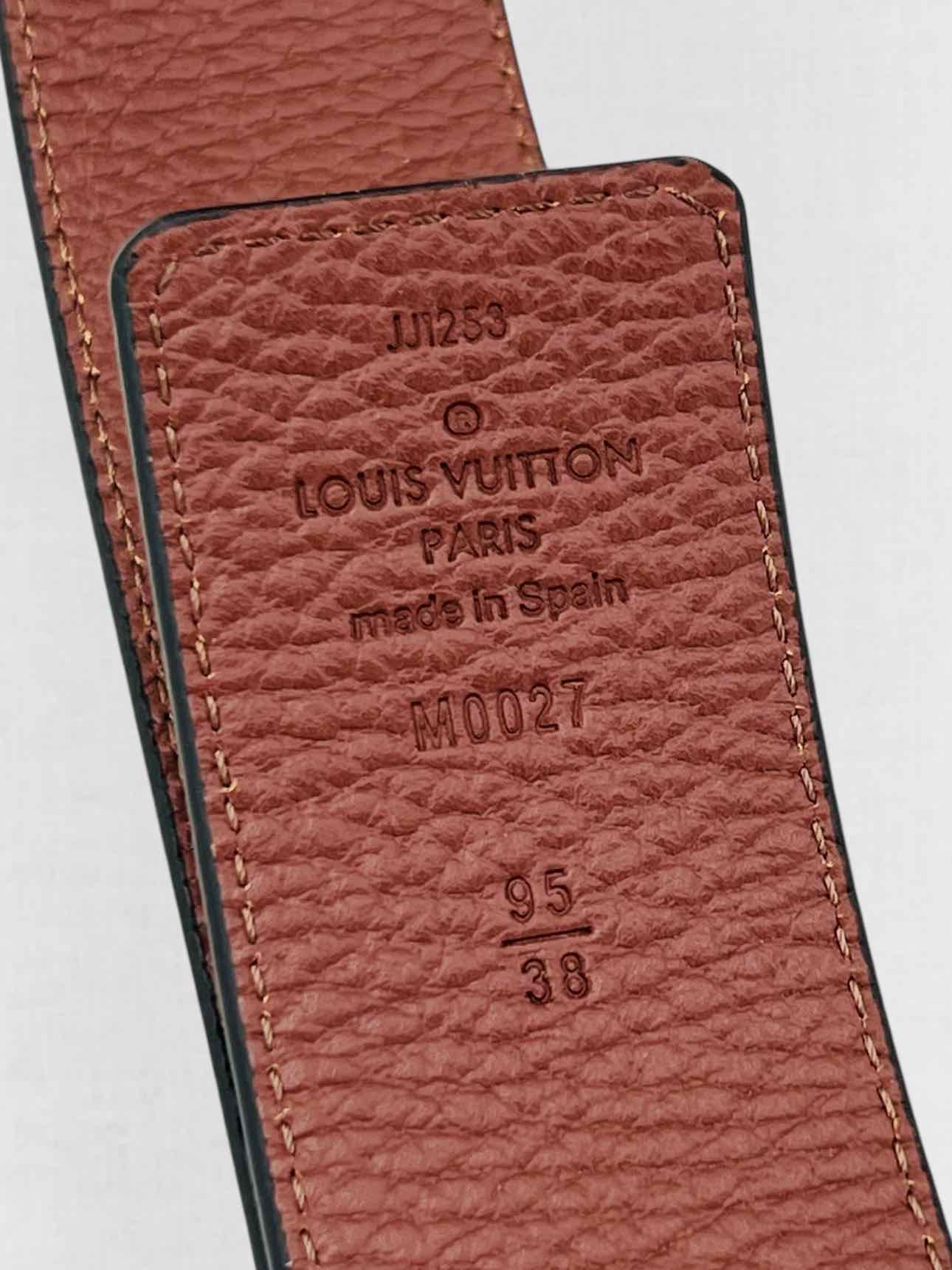 LOUIS VUITTON Black & Brown Belt