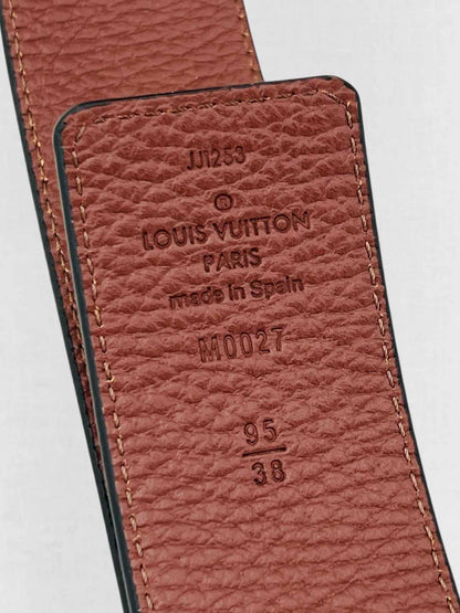 LOUIS VUITTON Black & Brown Belt
