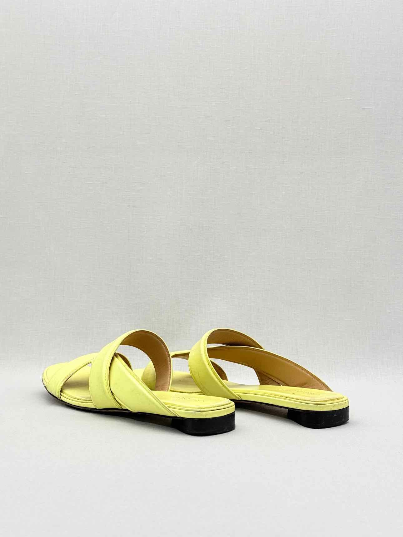 BOTTEGA VENETA The Band Yellow Size EU 40 Sandals