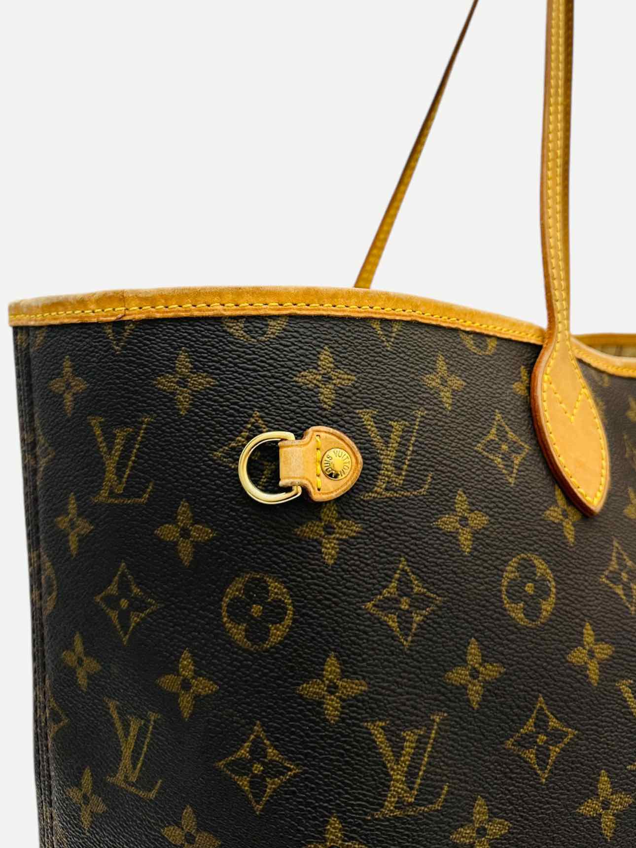 LOUIS VUITTON Neverfull Brown Monogram Tote Bag