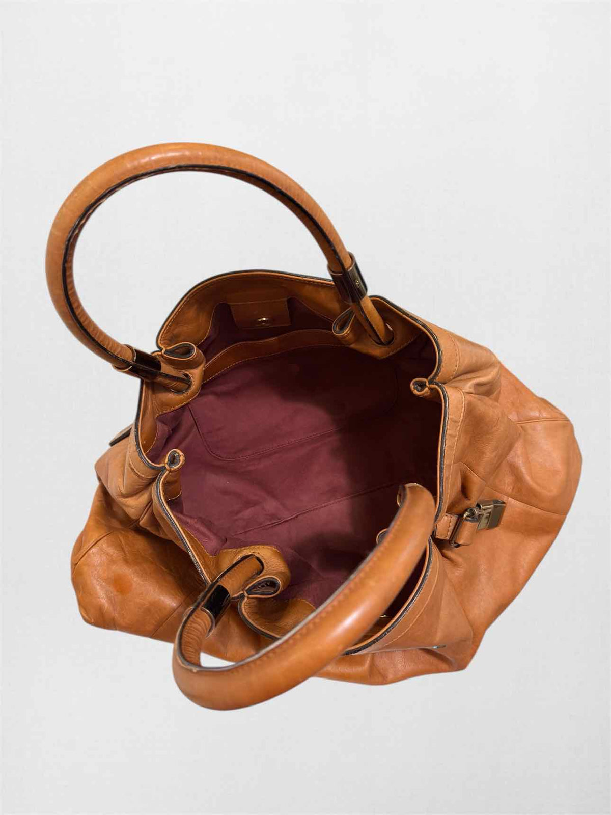 CHLOE Victoria Tan Tote Bag
