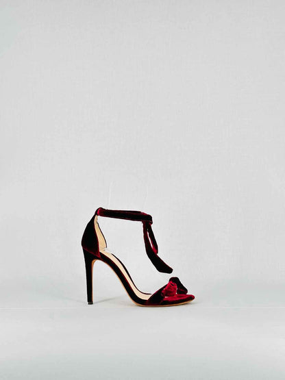 ALEXANDRE BIRMAN Burgundy Size EU 35.5 Heeled Sandals