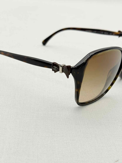 CHANEL Tortoise Brown Sunglasses