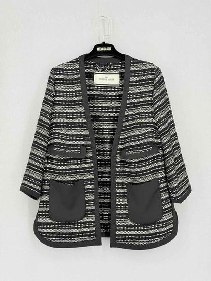 BY MALENE BIRGER Erista Black & White Size US 8 Jacket
