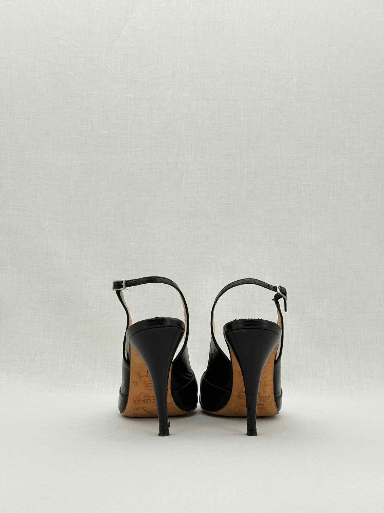 JIMMY CHOO Black Size EU 40 Slingbacks
