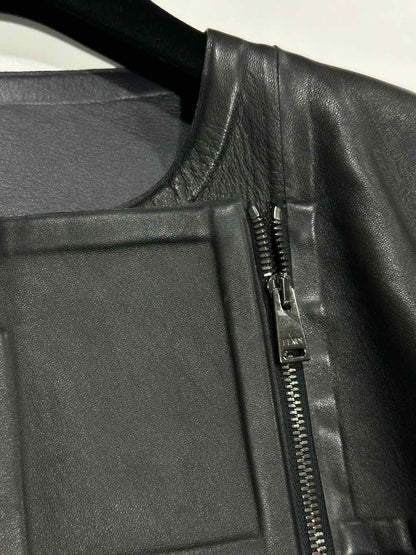 FENDI Zip Front Black Size US 2 Jacket