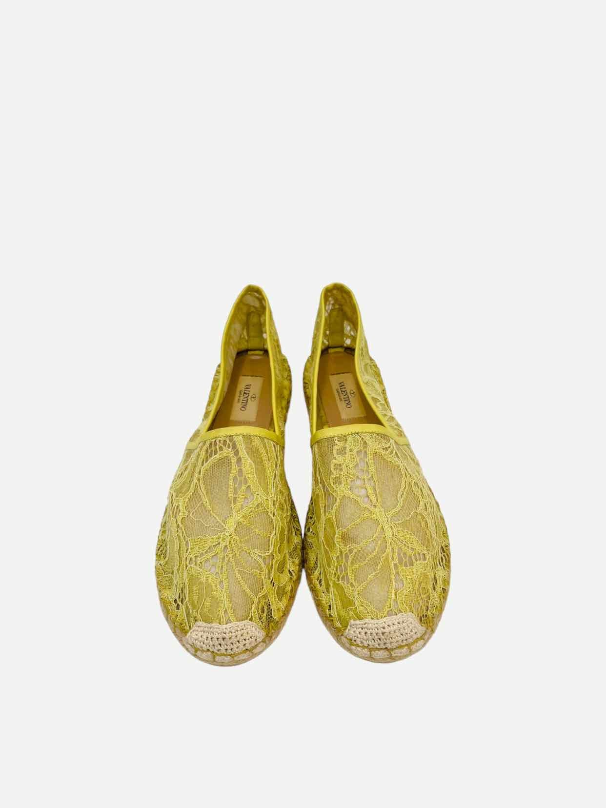 VALENTINO Espadrille Yellow Flats