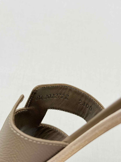 HERMES ORAN Etoupe Size EU 40 Sandals