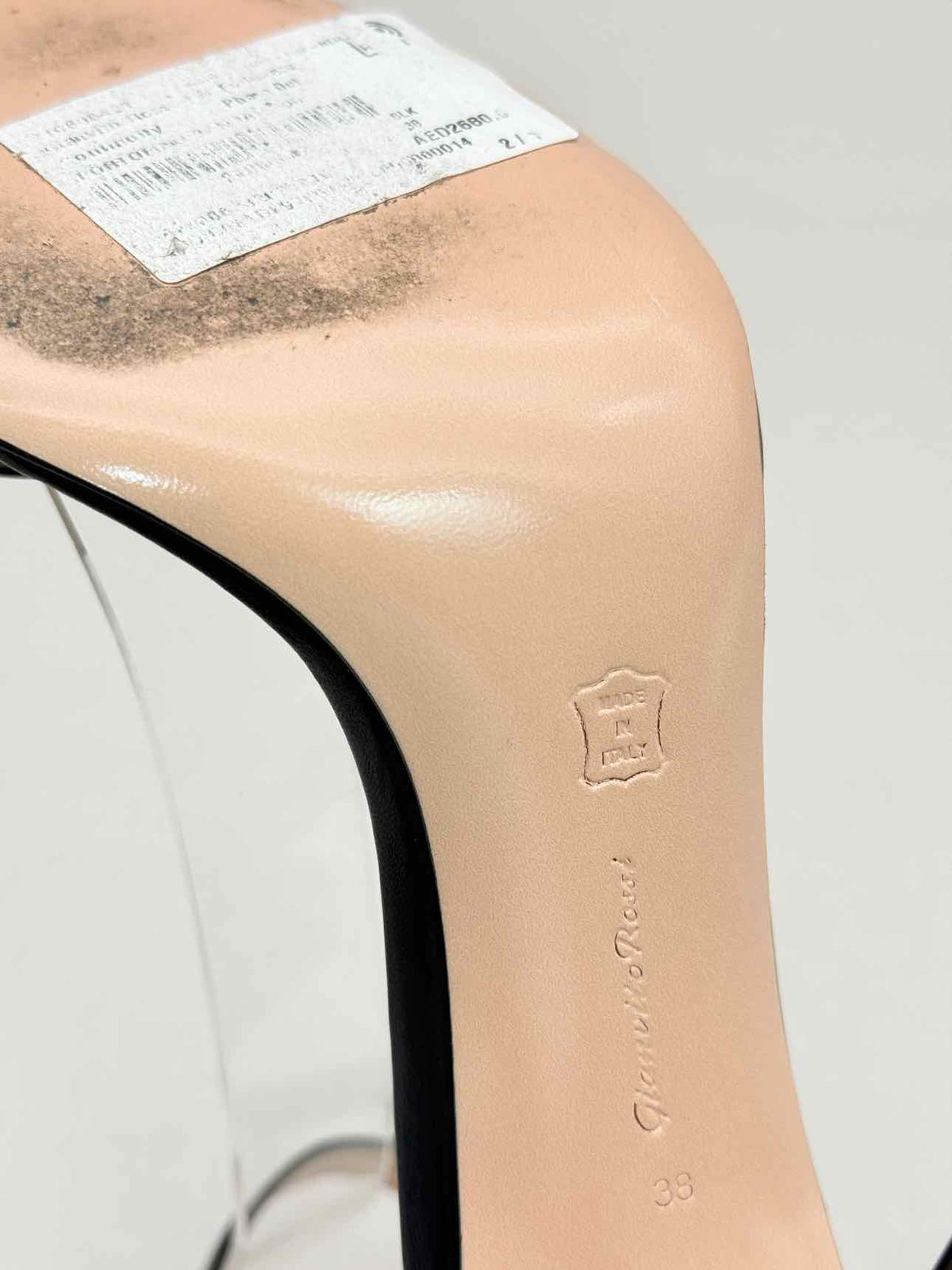 GIANVITO ROSSI Black Size EU 38 Heeled Sandals