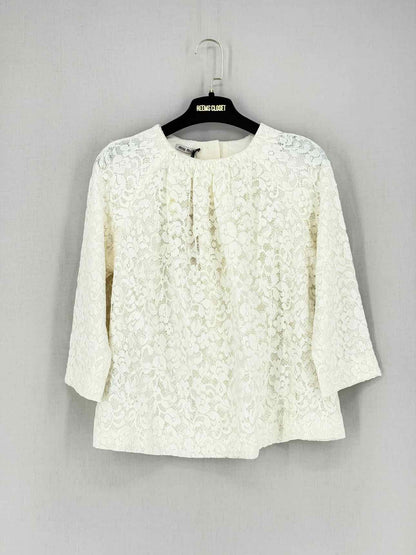 MIU MIU Cream Size US 0 Blouse