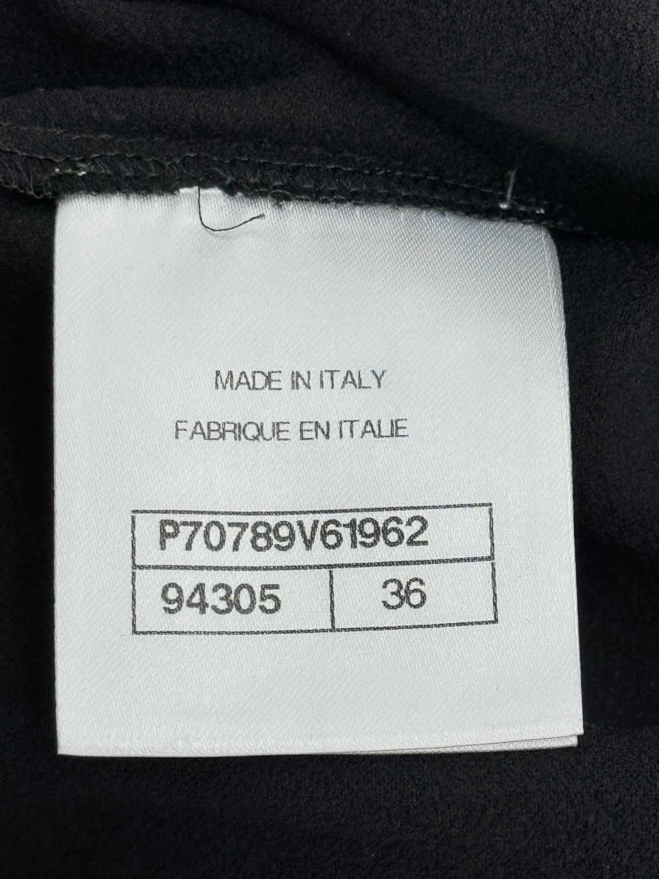 CHANEL Black Size US 4 T-shirt